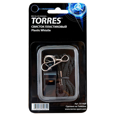 Свисток пластиковый с шариком Torres SS1009