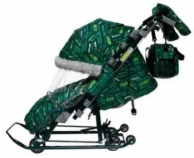 Коляска комби Ника Детям НД7-8SK/2 Спортивный зеленый