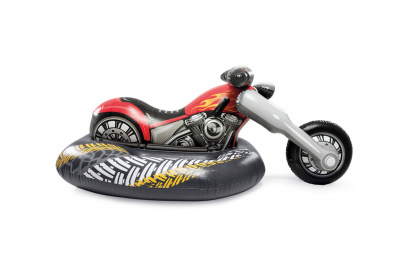 Надувной плотик Мотоцикл 180х94х71 см, от 3 лет Intex 57534
