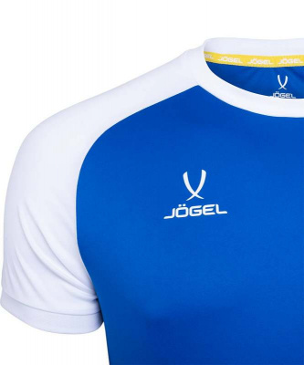 Футболка футбольная Jogel JFT-1021-071-K, синий/белый, детская