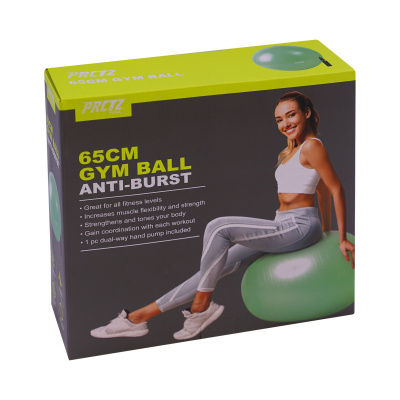 Мяч гимнастический d65 см PRCTZ GYM BALL ANTI-BURST PY6020