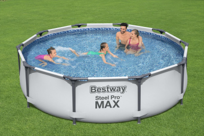 Бассейн круглый на стойках 305х76 см Bestway 56406
