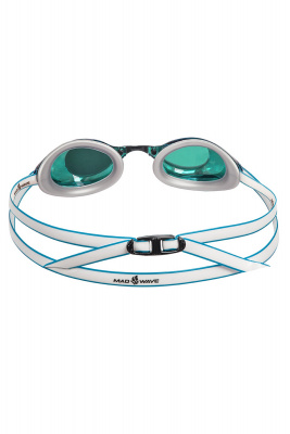 Стартовые очки Mad Wave Turbo Racer II Mirror M0458 07 0 10W бирюзовый