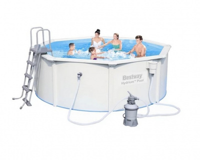 Бассейн со стальными стенками 300х120 см Bestway 56566