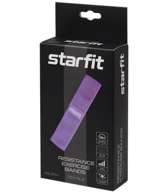 Мини-эспандер средняя нагрузка, текстиль Star Fit ES-204 мятный