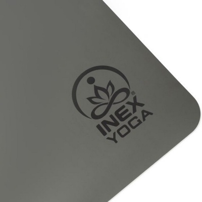 Коврик для йоги 185x68x0,4см Inex Yoga PU Mat полиуретан HG\PUMAT-CG\18-68-04 темно-серый