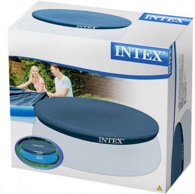 Тент для круглого надувного бассейна 305х305см intex 28021