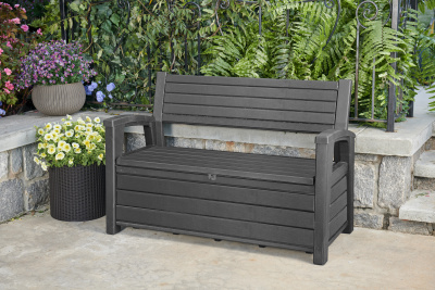 Скамья-сундук антрацит 227 л Otter Bench