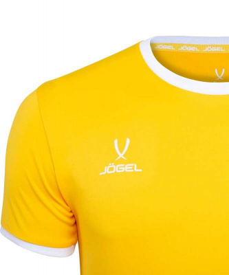 Футболка футбольная Jogel JFT-1020-041, желтый/белый