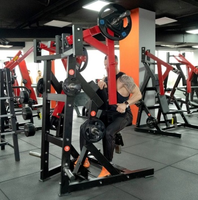 Гребная Тяга Protrain Черно-красная PP125 | Premium Fitness