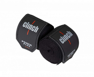 Бинты боксерские,длина 3,5 м Clinch Boxing Hand Wrap Power Flex C239 черный