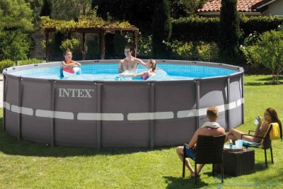 Каркасный бассейн круглый 732х132см Intex Ultra XTR Frame 26340