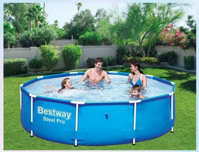 Каркасный бассейн Bestway Steel Pro 305x76 см 56677/56026