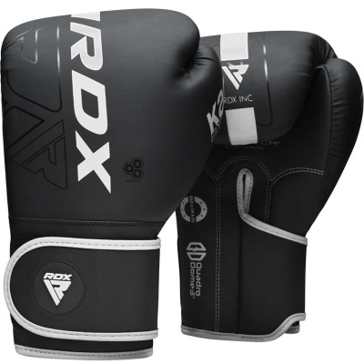Перчатки тренировочные RDX BGR-F6MW-8OZ черный\белый матовый