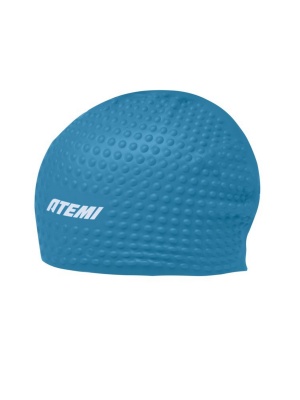 Шапочка для плавания Atemi bubble cap Green river FBC1GR зеленый