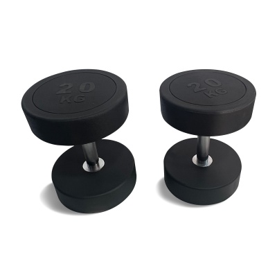 Гантель круглая обрезиненная 20кг UnixFit PRO DBRND20PBK