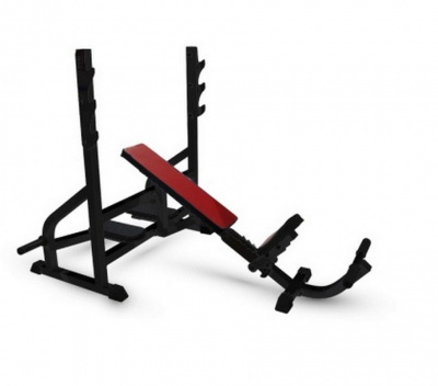 Скамья-стойка для жима под углом вверх MB Barbell MB 2.08 | Premium Fitness