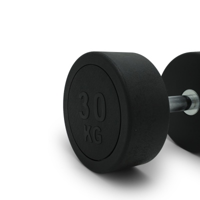 Гантель круглая обрезиненная 30кг UnixFit PRO DBRND30PBK