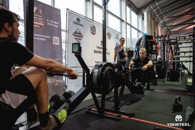 Гребной тренажер YouSteel Air Rower