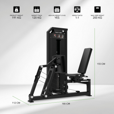 Жим ногами сидя Tunturi 25PVS30000 | Premium Fitness