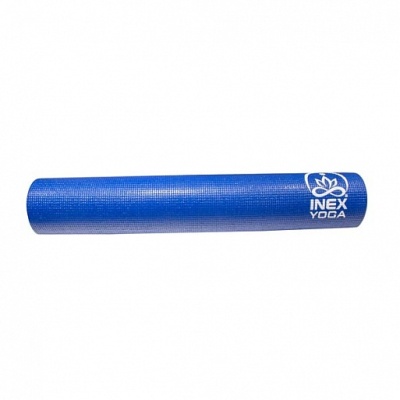 Коврик для йоги Inex Yoga Mat IN\RP-YM35\BL-35-RP, 170x60x0,35, синий