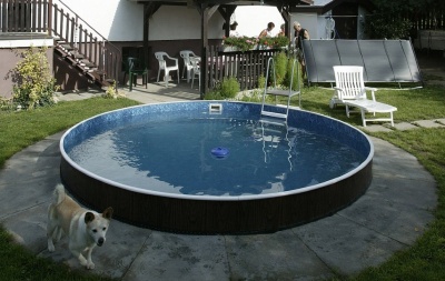 Морозоустойчивый бассейн Azuro 400DL, круглый 3,6х1,1 м Basic