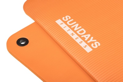 Коврик для йоги и фитнеса 180x60x1,5см Sundays Fitness IR97506 6062620 оранжевый
