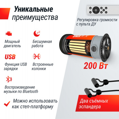Виброплатформа UnixFit Edge 2D VP2DEGY Grey