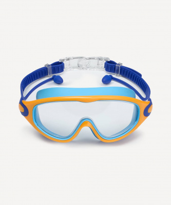 Очки-маска для плавания с берушами, детский 25DEGREES Fusion Navy\Blue\Orange