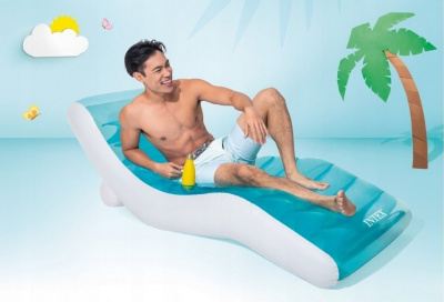 Шезлонг плавающий 191x99см Intex Splash Lounge 56874
