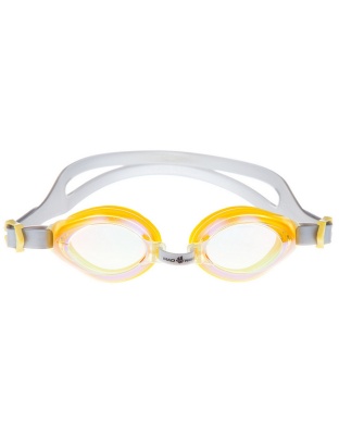 Очки для плавания юниорские Mad Wave AQUA Rainbow M0415 05 0 06W желтый