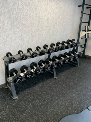 Комплект PVC гантелей 2,5-25кг (10пар) со стойкой V-Sport FTX-312.1