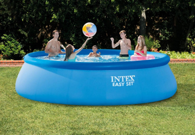 Бассейн 457х107см+фильтр-насос Intex Easy Set 28166