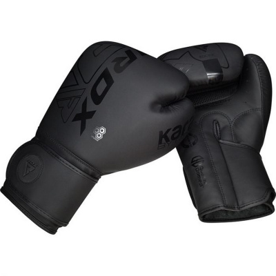 Перчатки тренировочные RDX BGR-F6MB-10OZ черный матовый