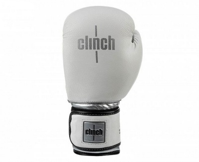 Перчатки боксерские Clinch Fight 2.0 C137 бело-серебристый