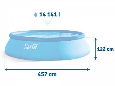 Бассейн 457х122см+фильтр-насос Intex Easy Set 28168