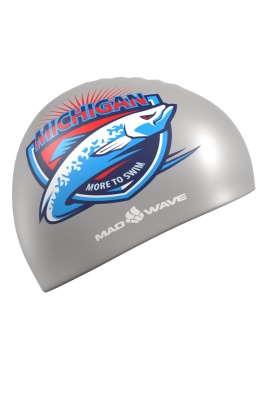 Силиконовая шапочка Mad Wave Michigan M0558 35 0 00W Серебро