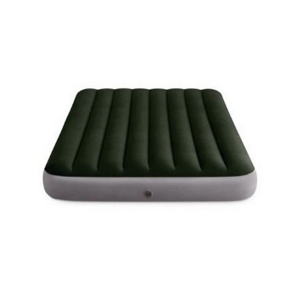 Надувной матрас Intex Dura-Beam Prestige Downy Airbed 137х191х25 см с насосом на батарейках 64778