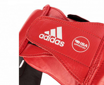 Шлем боксерский Adidas одобренный IBA adiIBAH1 красный