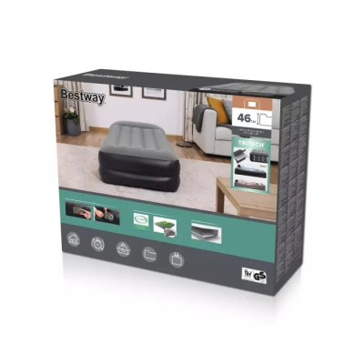 Кровать флок 97х191х46см Bestway 67401