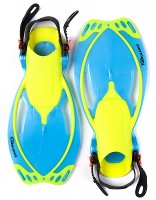 Ласты Mad Wave Turbulence junior M0649 бирюзовый