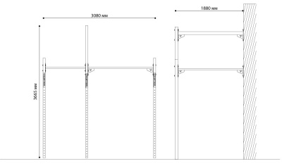 Функциональная рама YouSteel СТ-2900-1800-1