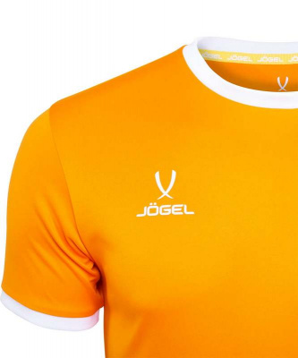 Футболка футбольная Jogel JFT-1020-O1-K, оранжевый/белый, детская