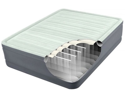 Надувная кровать Intex Premaire Elevated Airbed 137х191х46см, встроенный насос 220V 64904
