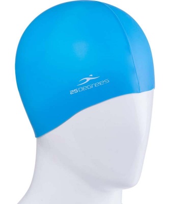 Шапочка для плавания 25DEGREES Nuance Light Blue, силикон, подростковый