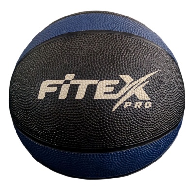 Медицинский мяч Fitex Pro 3 кг, черный с голубым Fitex Pro FTX-1212-3kg
