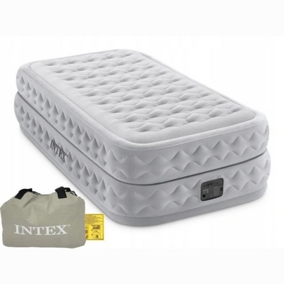 Надувная кровать Intex Supreme Air-Flow Bed 99х191х51см, встроенный насос 220V 64488