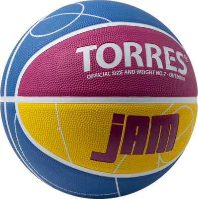 Мяч баскетбольный Torres Jam B023127 р.7