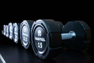 Гантель EVO 2,5кг полиуретановая YouSteel