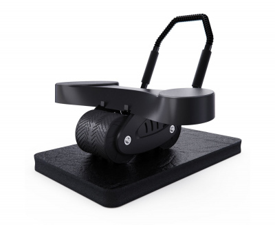 Тренажёр для пресса, с ковриком 34х 17x0,6cм DFC AB Roller SND-Blck черный